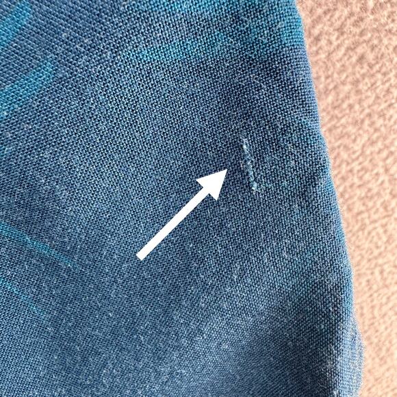 Baja Llama 121 Do One Nighthawk Button Up Hawaiian Shirt Mens XXL Blue Tigers - Picture 11 of 16